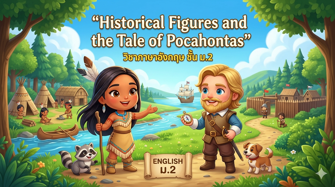 หน่วยการเรียนรู้ที่ 4 : Historical fingures and the tale of Pocahontas