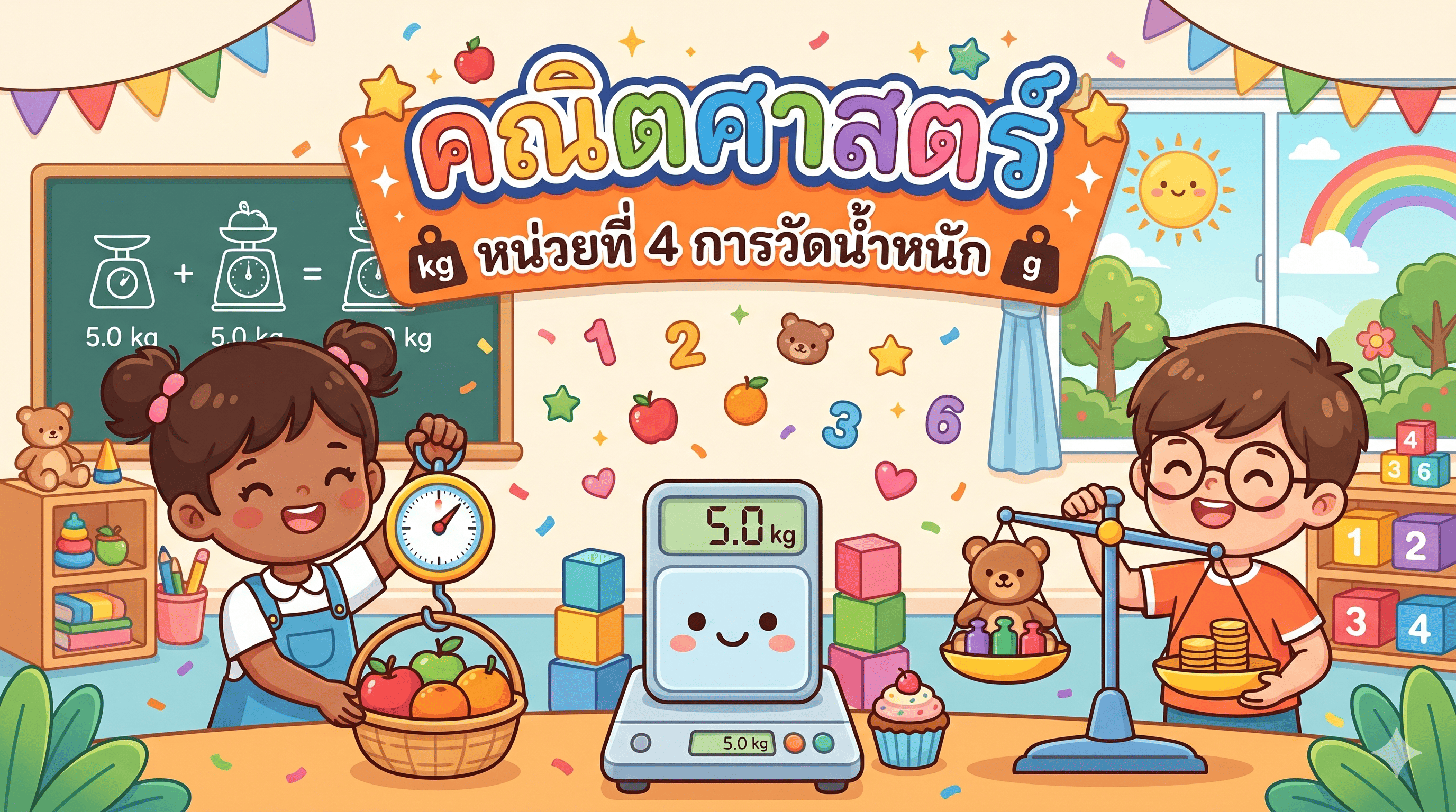 หน่วยการเรียนรู้ที่ 4 : การวัดน้ำหนัก