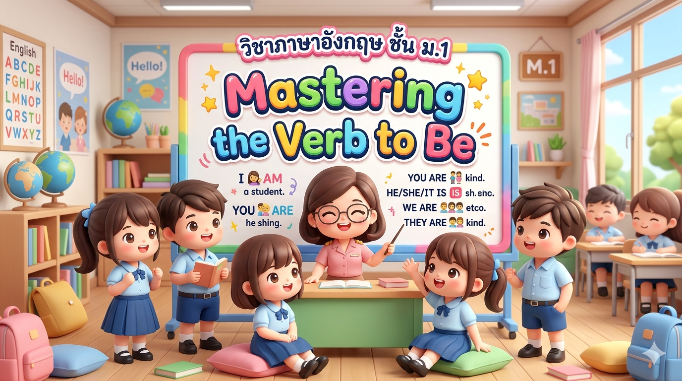 หน่วยการเรียนรู้ที่ 3 : หน่วยการเรียนรู้ที่ 3: Mastering the verb to be