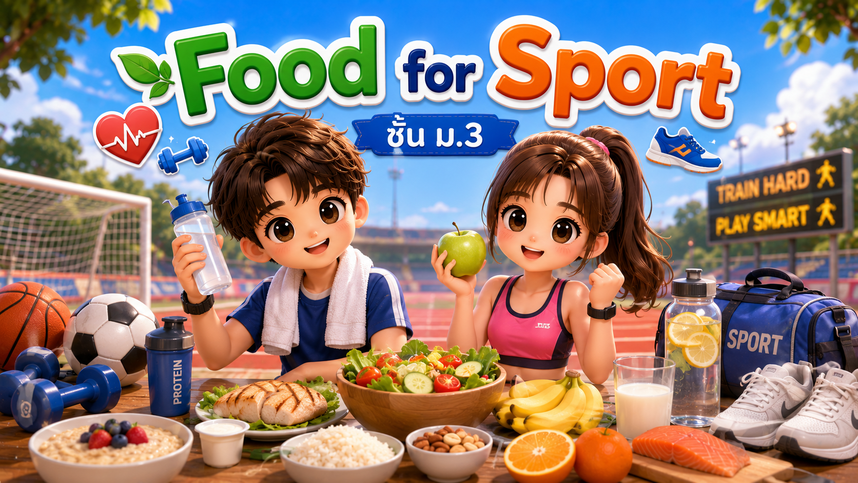 หน่วยการเรียนรู้ที่ 10 : Food for Sport