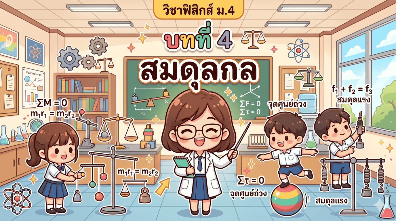 หน่วยการเรียนรู้ที่ 4 : สมดุลกล