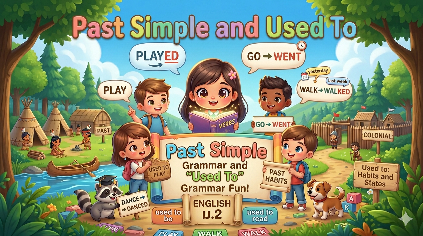 หน่วยการเรียนรู้ที่ 6 : Past Simpleand Used To